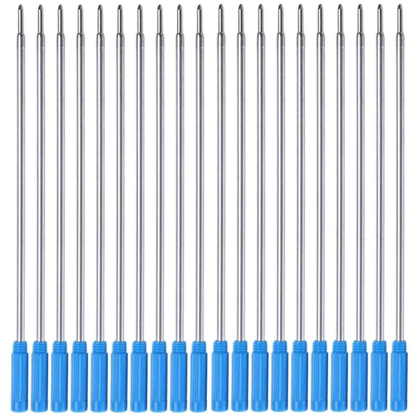 Pack of 20 Ballpoint Pen Refills Black Ink 1mm Nib Medium Replacement for Cross