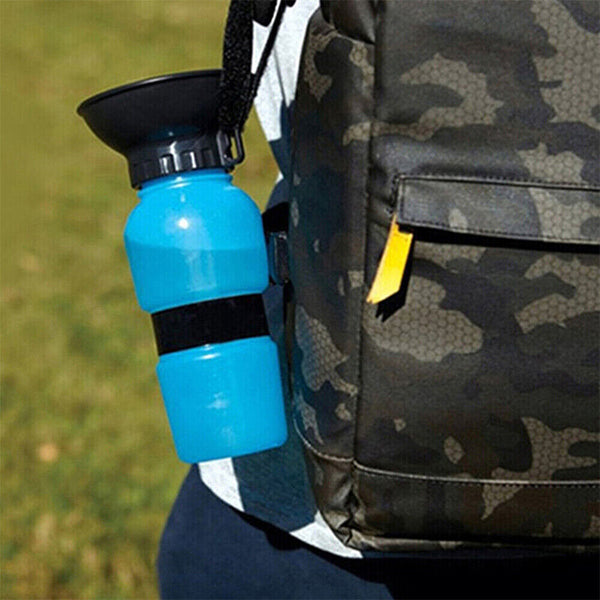 500ml Dog Cat Water Drinking Bottle Detachable Travel Cup Portable Pet Feeder AU