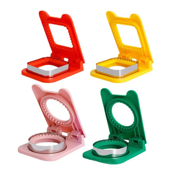 Square Round Sandwich Cutter And Sealer Set For Kids Lunch Sandwiches Decruster