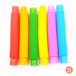 1/12Pcs New Fidget Pop Tube Toys For Kids and Adults, Pipe Sensory Tools Relief