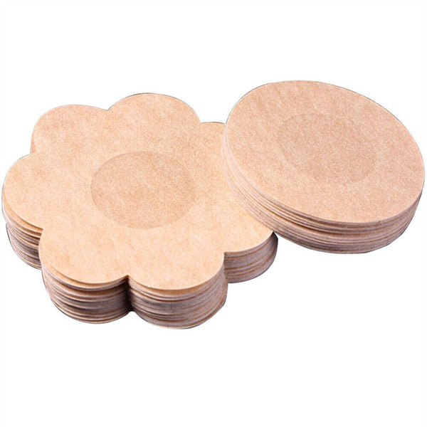 10-60x Patch Petal Shape Nipple Cover Breast Sticker Disposable Bra Pad Adhesive