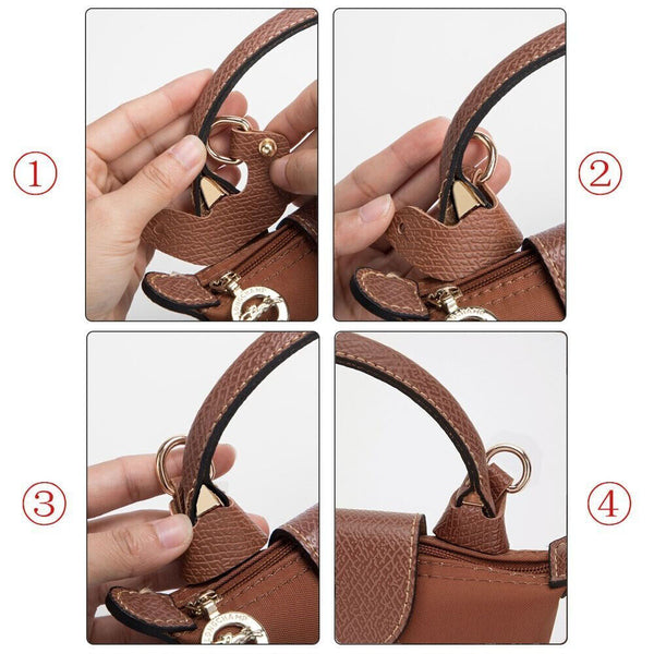 Replacement Hang Buckle & Adjustable Leather Strap Belt For Crossbody Bag AU