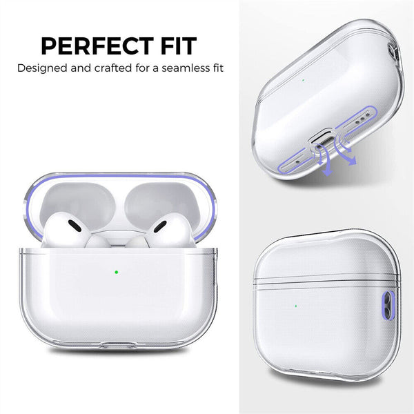 Clear Case Cover Soft Waterproof Holder Strap Lanyard For Airpods Pro 2 2022 3rd