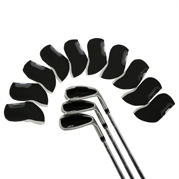 10Pcs Iron Head Covers Golf Head Protector Golf Head Covers Golf Club Protector.