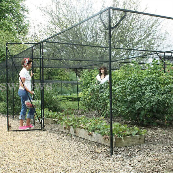 Bird Netting Net Anti Pest Commercial Fruit Trees Plant 10m/20m/30m Mesh Black