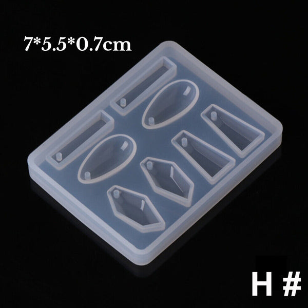 NEW Silicone Resin Moulds Mold Jewelry Earring Pendant Casting Craft DIY Kit Set