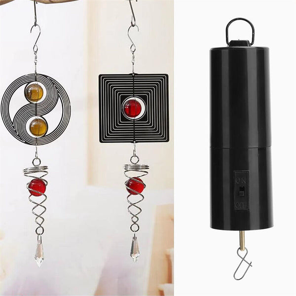 Revolving Mirror Ball Motor Battery Operated Disco Party Windchime Rotating19cm