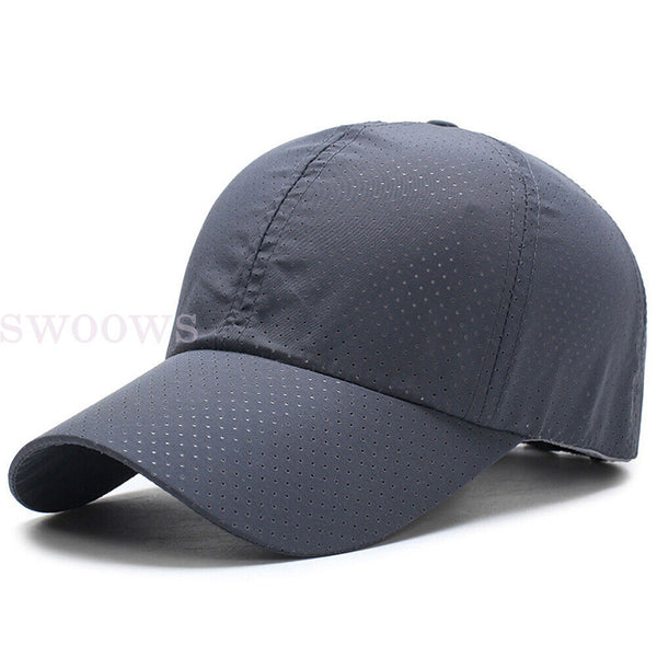 Unisex Hat Plain Curved Sun Visor Hat Outdoor Dustproof Baseball Cap Solid Co