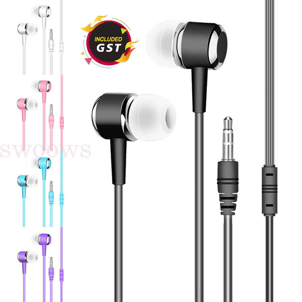 In-Ear Sleep Earphone Anti Noise Ultra Soft Headphone Earbuds Headsets Phones AU