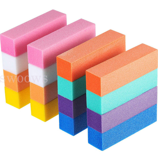 10/20 Buffer Block Buffing Sanding Sponge Nails File Grinding Nail Art Tips Tool