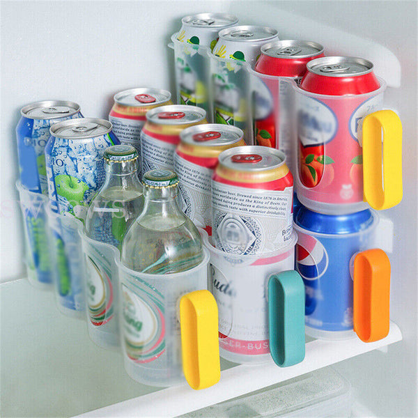 1/3PCS Beer Soda Can Storage Holder Kitchen Fridge Space Saver Organizer