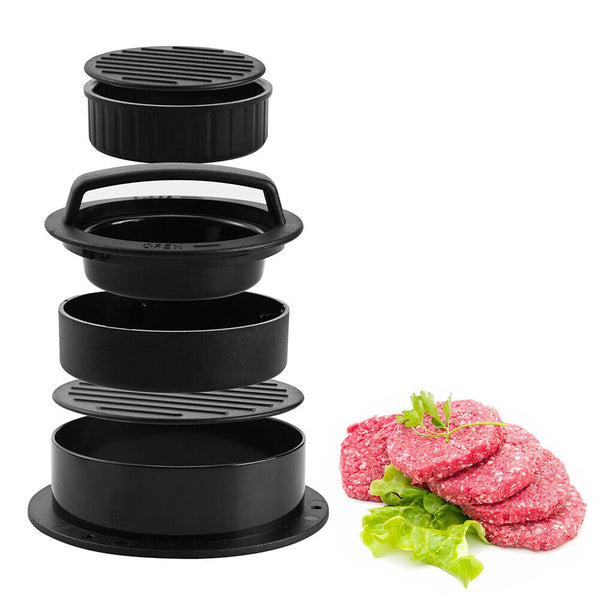 Non-Stick Burger Press Aluminum Hamburger Maker Patty Mold DIY Meat Beef BBQ AU