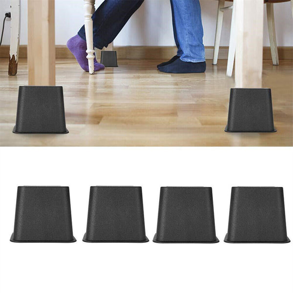 4x Furniture Raisers Risers Chair Bed Riser Stands Elephant Feet Leg Extender AU