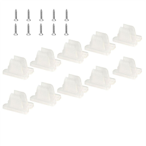 Lots 6mm Silicone Mounting Bracket Clip Fastener for Fixing Neon LED Strip Light