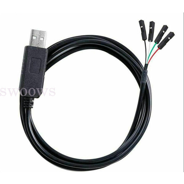 USB to COM Cable Wire Adapter ModuleB To RS232 TTL PL2303HX Auto Converter