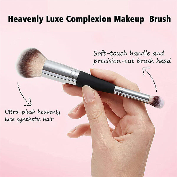 Professional Double Ended Makeup Brush Foundation Blusher Cosmetic Make Up Brush