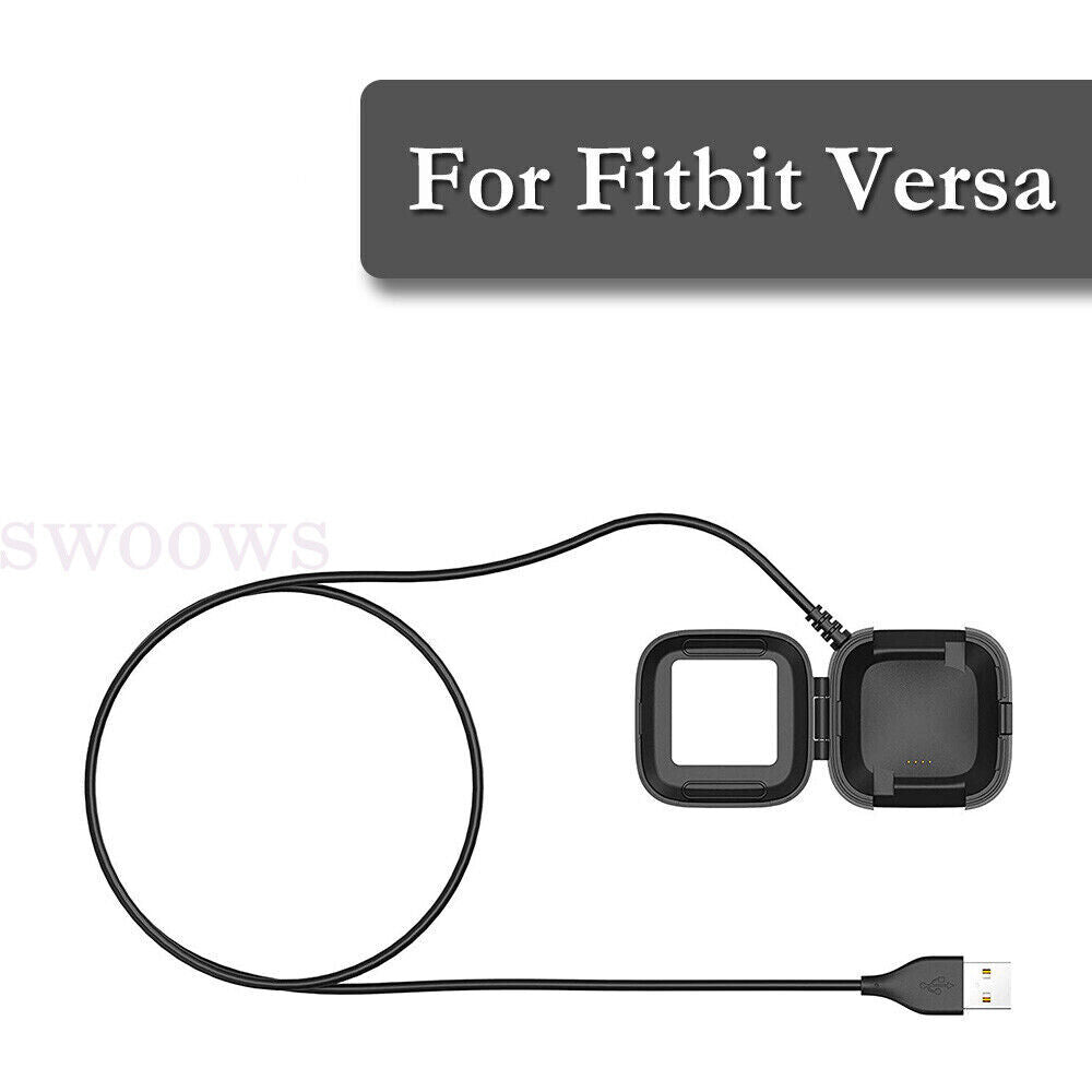 USB Replacement Charger Cable for Fitbit Charge 6 5 4 3 2 Luxe Versa 4 3 2