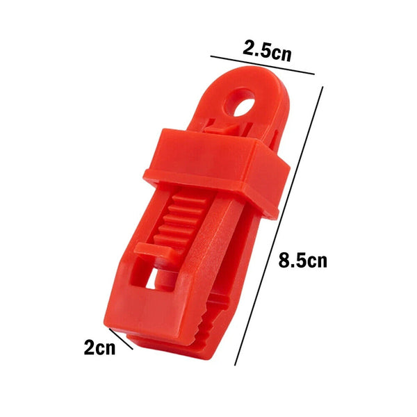 UP50x Adjustable Heavy Duty Lock Grip for Tarp Shade Cloth Plastic Clips Buckle