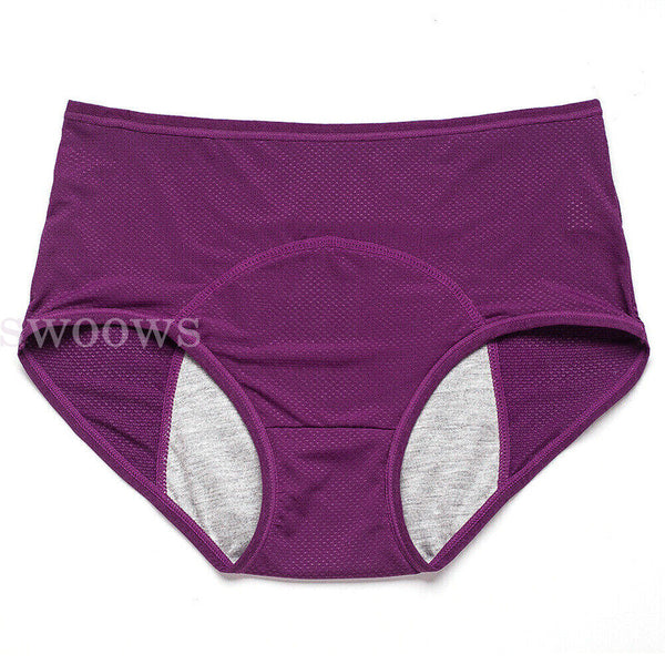 Pants Menstrual Pants Underwear Mesh Leakproof High Waist Protective for Women