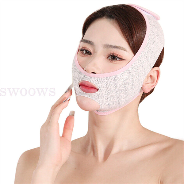 1/2pc Beauty Face Sculpting Sleep Mask V Line Lifting Mask Facial Strap Slimming