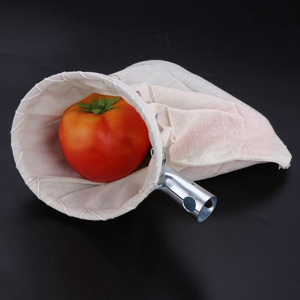 Fruit Picker with Bag Basket Garden Farm Fruit Catcher Harvest Picking Tool AU