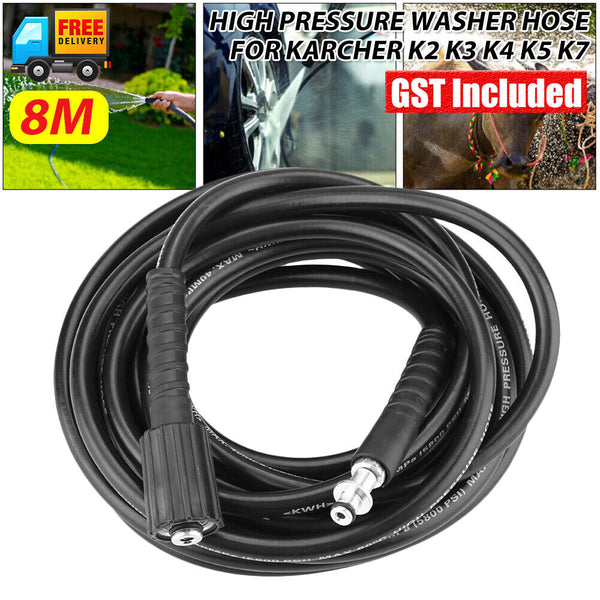 8M For Karcher K2 High Pressure Washer Hose Replacement Pipe Cleaning Hose AU