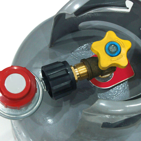 Propane Tank Converts LP Gas Bottle Adapter Valve POL To QCC1 Outlet Brass Parts