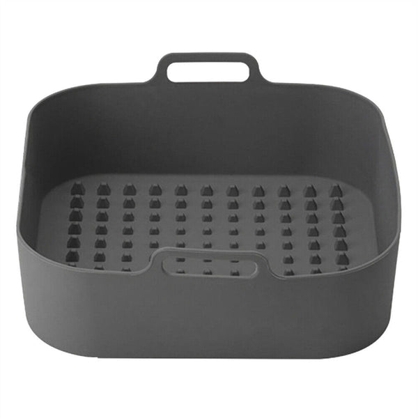 Square Air Fryer Mat Silicone Pot Baking Tray Liner Reusable Oven Accessories AU