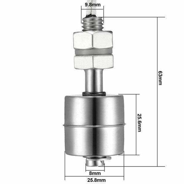 Vertical Water Level Sensor Float Switch Liquid Level Switch Stainless Steel