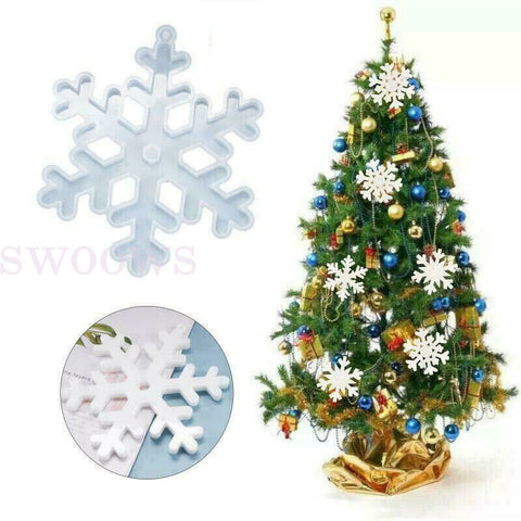 Hanging Snowflake Resin Molds Christmas Gift Silicone Pendant Epoxy Resin Mould