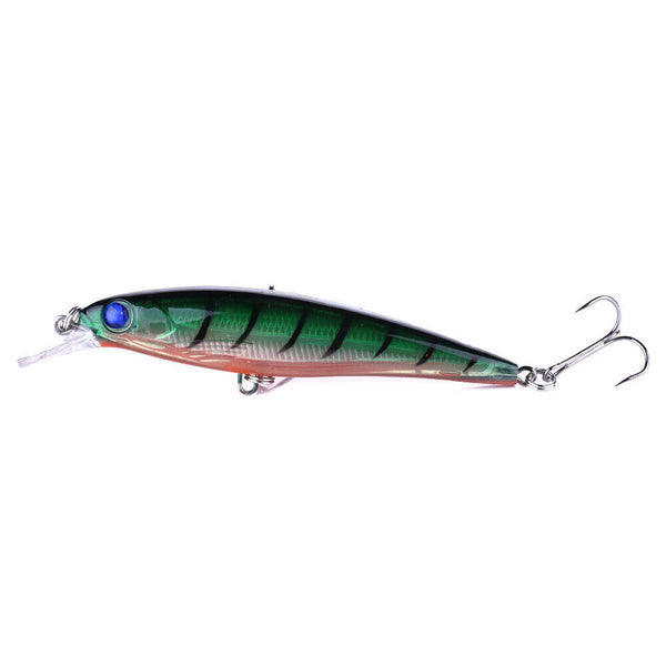 10pcs Fishing Minnow Lures 11cm Diving Barra Trevally Mackerel