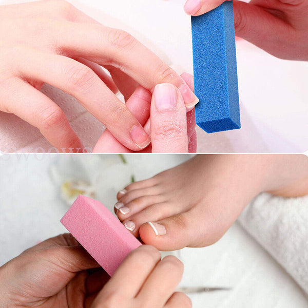 10/20 Buffer Block Buffing Sanding Sponge Nails File Grinding Nail Art Tips Tool