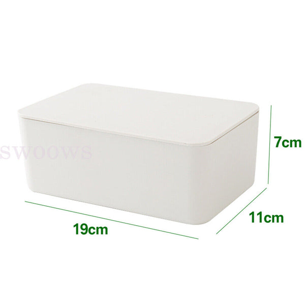 Tissue Box Dispenser Paper Storage Holder Napkin Case Organizer Cover New