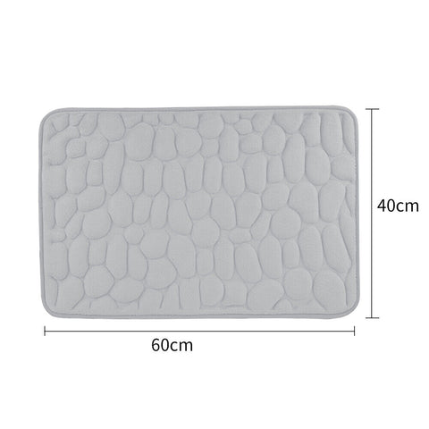 Non-slip Bathroom Carpet Super Absorbent Memory Foam Shower Bath Mat Door Mat