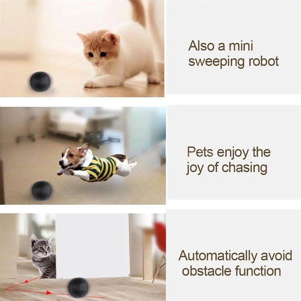 5X Magic Roller Ball Toy Automatic Pet Dog Cat Active Rolling Ball Electric Toys