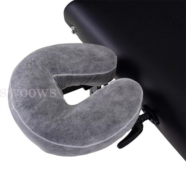 Up to 500pcs Disposable Massage Table Fitted Face Head Rest Cushion Circle Cover