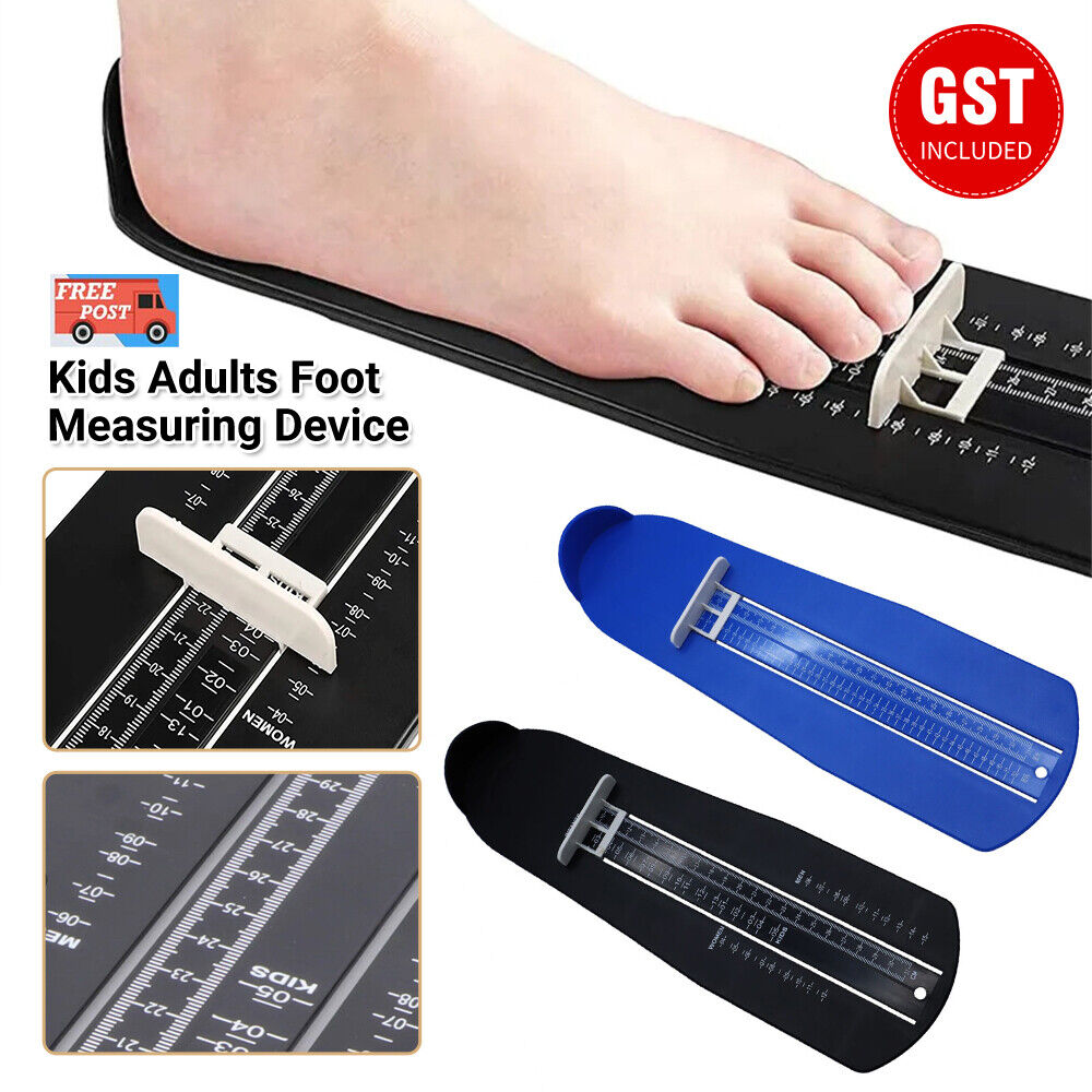 Kids Adults Foot Measuring Device Shoes Sizer Fitting Device Foot Measure Ruler