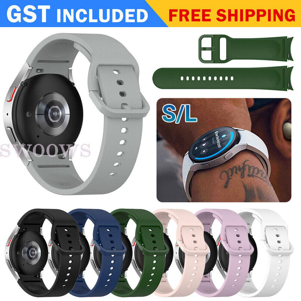 Silicone Strap Band For Samsung Galaxy Watch 5 Pro Watch 4 Classic 45 42 44 40mm