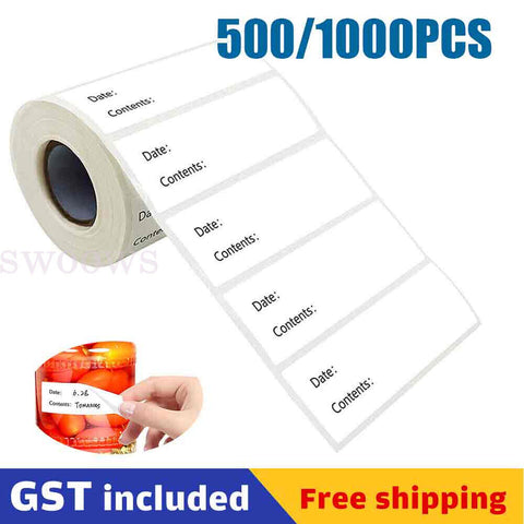 1/2x Pantry Labels Food Storage Labels Kitchen Refrigerator Jar Labels Sticker