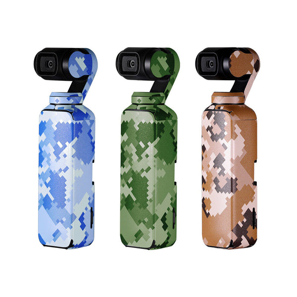 3PCS Camera Sticker Waterproof Cover Wrap PVC Gimbal Decal For DJI OSMO Pocket