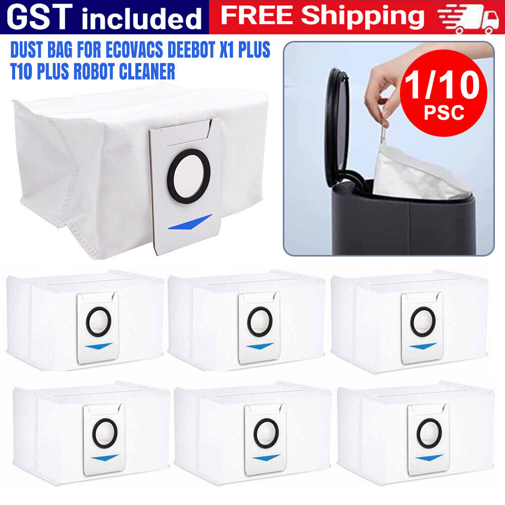 UP30x Dust Bag for Ecovacs Deebot X1/X1 Plus/T10/T10 Plus/X1 Omni Robot Cleaner