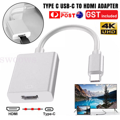 Type C USB-C to HDMI Adapter  USB C 3.1 Cable 4K@30Hz For MacBook ChromeBook New