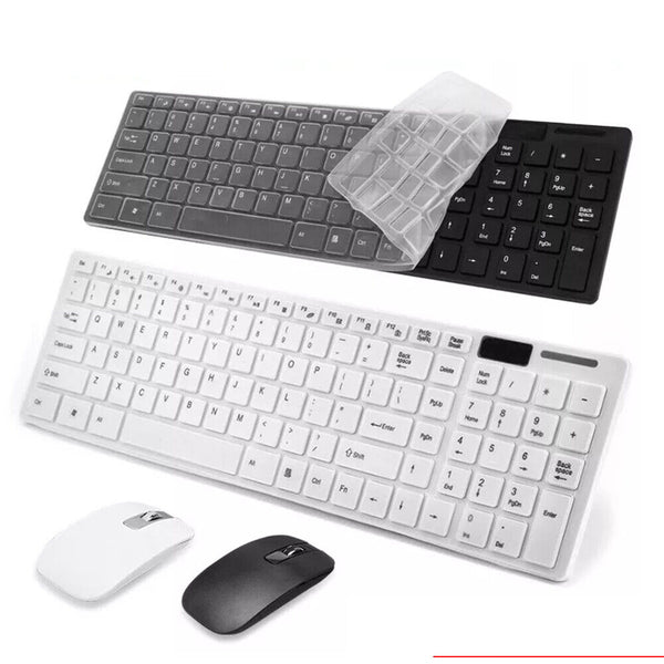 Wireless Keyboard and Mouse Combo Bundles Ergonomic for PC Laptop Home Office