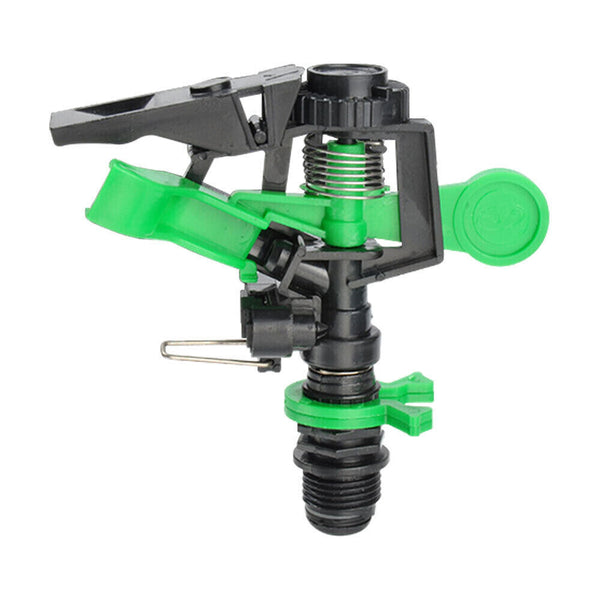 1/5x Head Impact Sprinklers Adjustable Outdoor Installation Irrigation System DM