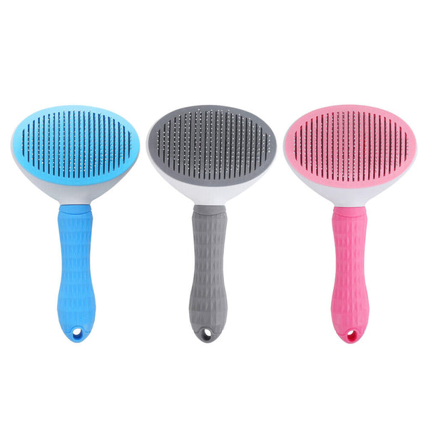 Pet Dog Cat Grooming Comb Brush Tool Gently Removes Loose Undercoat Knots Mats