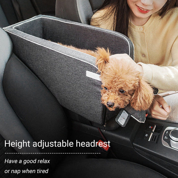 Travel Dog Car Seat Soft Pet Carrier Booster Auto Puppy Rest Console Pet Supply