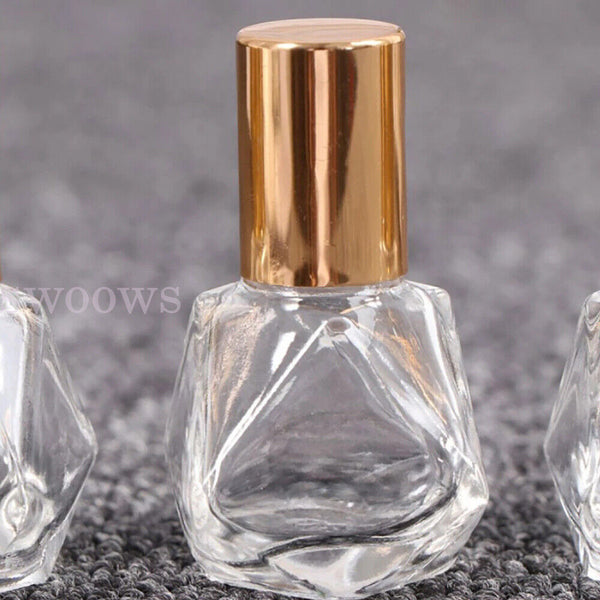 5/10X 8ML Perfume Container Glass Essential Oil Roller Bottle Mini Aromatherapy