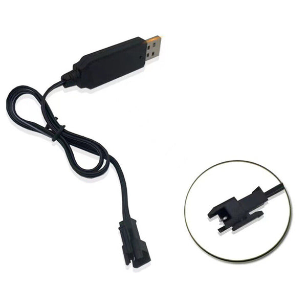 5/10 Usb-Charger Cable For 3.7V Lithium Battery Charger SM 2P ForRC Car-Aircraft