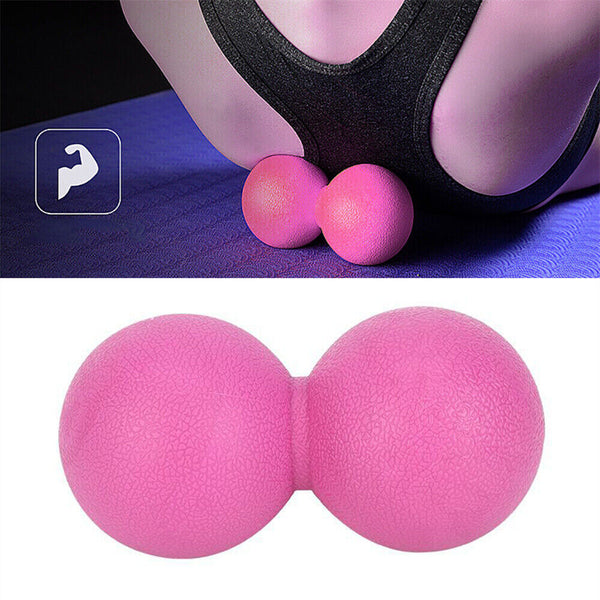 Peanut Lacrosse Ball Solid Mobility Massage Ball Myofascial Trigger Point Relax