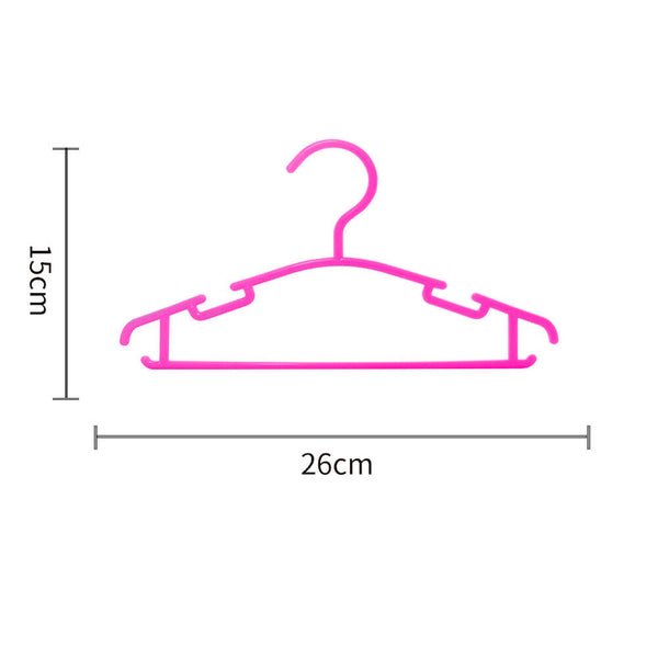 10PCS Children Coat Hangers Kids Clothes Hanger Baby Coat Rack